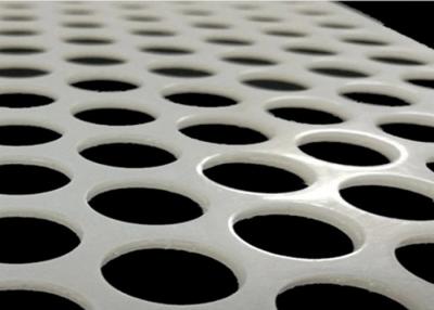 中国 White Pvc Plastic Perforated Mesh Panel For Food Industry 販売のため