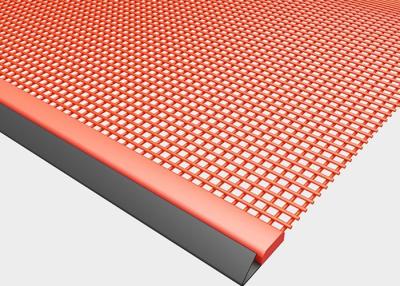 China Red Square Bonding PU Screen Mesh - Polyurethane Screen Mesh for sale