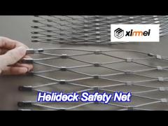 marine grade stainless rope helideck perimeter netting lasts up to 25 years