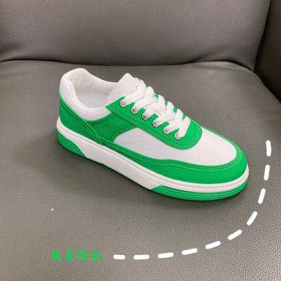 China Flat 2021 new women's shoes fashion platform sneakers office comfort shoes color casual canvas shoes. for sale