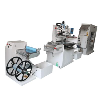 China Hotels High Accurate Automatically Roll PVC Film Switch Screen Printing Machine for sale