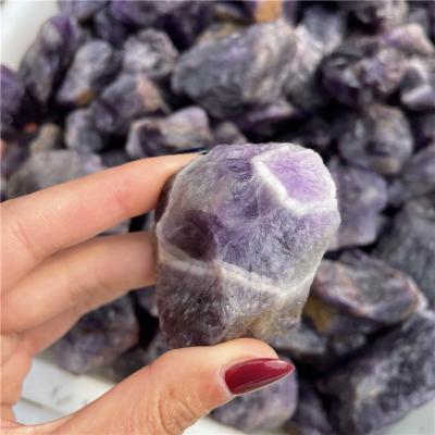 China China Natural Dreamy Amethyst Quartz Crystal Stone Rock Stone For Raw Healing for sale