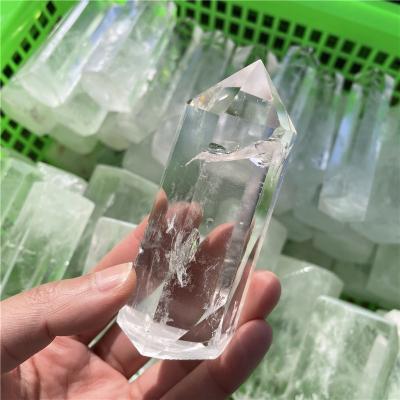 China China High Quality Natural Crystal Point Healing Crystal Chakra Clear Tower for sale