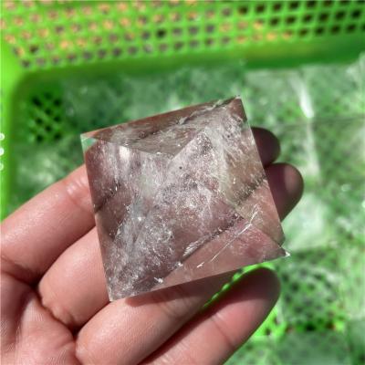 China China Natural Crystal Pyramid Healing Crystal Chakra Crystal Clear Pyramids for sale