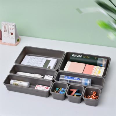 China Fashion pp plastic debris drawer storage box freely combined with desktop small items storage box for kitchen and home tools storage for sale