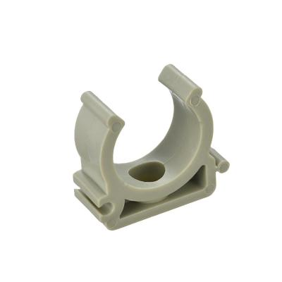 China IFAN Gray Color Size 20-32mm Ppr Plastic Pipe Fitting Ppr Clip For Ppr Tubing for sale