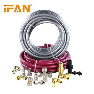 China Pex Ifan Supplier Colorful Welding Oxygen Bqrrier Insulated Aluminum Pex Al Pex Tubing Plumbing Pex Pipes for sale