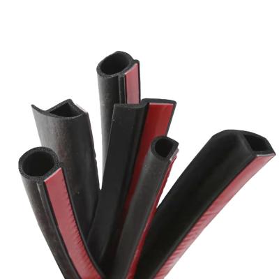 China Factory Manufacture Strong Anti Aging Durable Self Adhesive Car Supply Tensile Strength Door And Window Rubber Strip Seal for sale