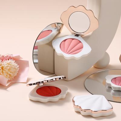 China Sunscreen 5 Colors Blush Makeup Palette Mineral Powder Long Lasting Natural Cheek Cream Tint Korean Cosmetic Vegan Cream Blush for sale