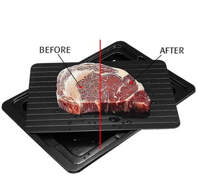 China Family Size Stocked No Tool Natural Electricity Quick Meat Instrument Kitchen Defrost Tray for sale