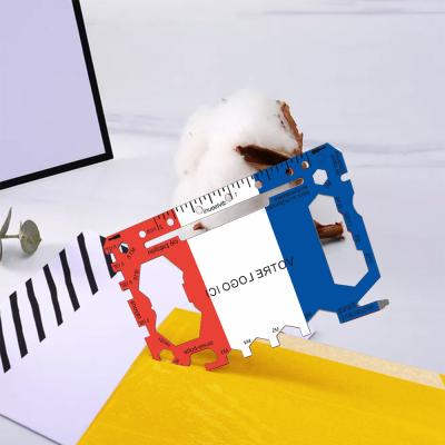 China Viable Promotion Tool Stainless Steel Screwdriver Business Multi Function Bottle Opener Card for sale