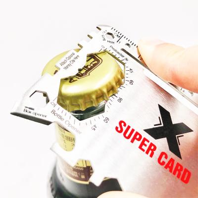 China Sustainable Creative Multi Purpose Stainless Steel Metal Screw Wrench Beer Bottle Opener for sale