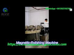 high performance 0.5kw magnetic deburring polishing machine 380v 50hz