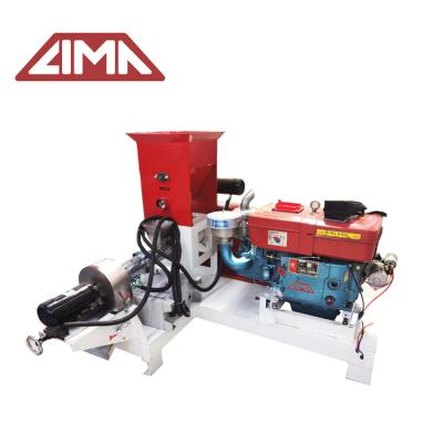 China LIMA Type Home Use Floating Machinery 60-80kg/h Diesel Fish Feed Extruder Machine Price for sale