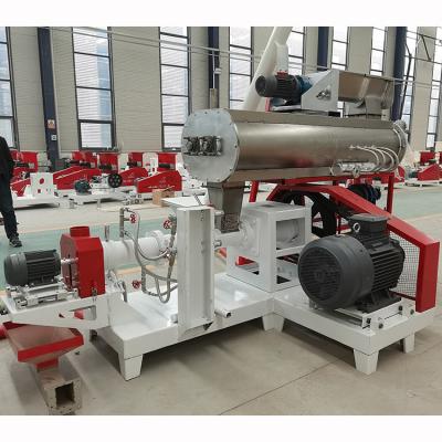 China Home Use 500kg\/h Automatic Floating Pet Food Processing Plant Catfish Feed Pelletizer Production Extruder Machine for sale