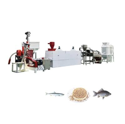 China Customized 2021 new high efficiency carbon steel fish farms feed extruder line for farms for sale