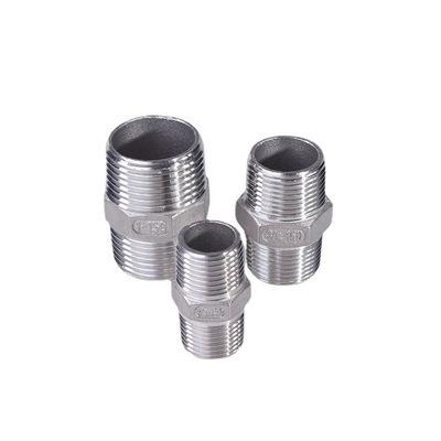 China New Type Machinery Top Sale Bsp to NPT Galvanized Hydraulic Pipe Adapters, Stainless Steel Pipe Nipple, Hydraulic NPT Adapter for sale