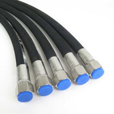 China Petroleum Base Hydraulic Fluids 20 Years Manufacture Experience Hydraulic Rubber Hose Assembly for sale