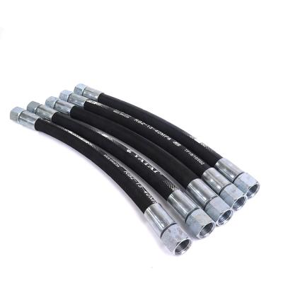 China Petroleum Base Hydraulic Fluids Hydraulic Hose Assembly With Fitting , Rubber Hose for sale