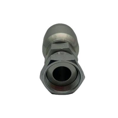 China Professional Construction Machinery Supply Sales Accept Custom Hydraulic One-Piece Stainless Steel Hose Fittings Connector for sale