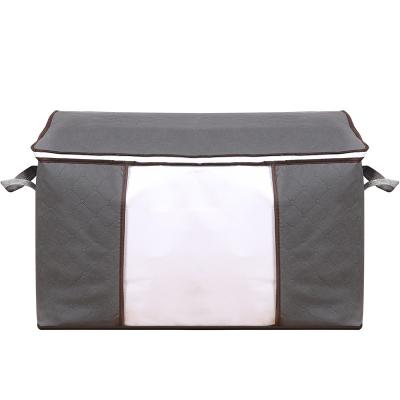 China Large Sizes Traditional Biodegradable Non Woven Underbed Clothing Storage Bag Organizer Blanket Ziplock Large Sizes for sale