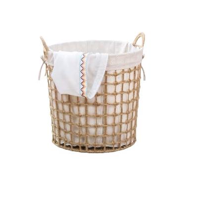 China 2021 Hot Sale Retro Storage Basket Cheap Viable Size Custom Straw Storage Baskets for sale