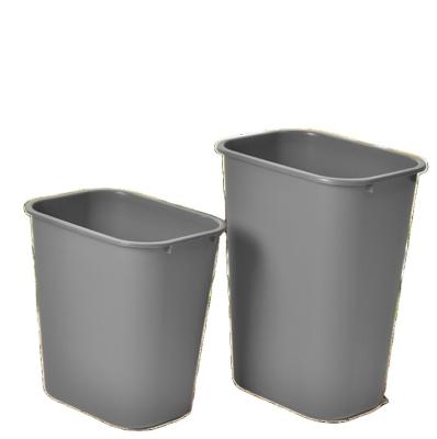 China Wholesale 8/15/24/35L PP Sustainable Plastic Household No Lid Rectangular Trash Can Waste Bins For Sale for sale