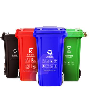 China Sustainable Hot Sale 100L Supercloud Eco-friendly Plastic Kitchen Recycle Bin Waste Bulk Bin for sale