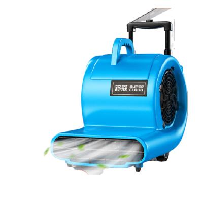 China Height Of Drawbar Can Be Adjusted As Needed High Power Carpet Dryer Blue Mall Cleaning Equipment With Commercial Tie Rod Blower for sale