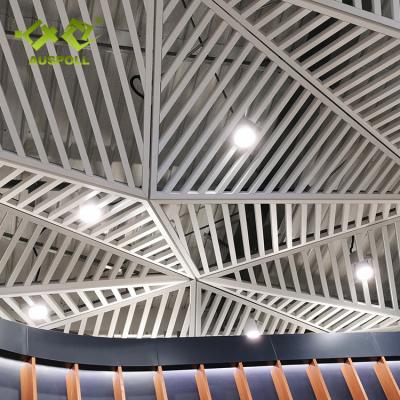 China Artistic Ceilings Profiles Interior Aluminum Commercial False Suspended Partition Ceiling Ceiling Construction Tile for sale