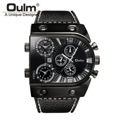 China Oulm brand new European and American sports fashion big dial men's quartz watch type watch HP9315B for sale