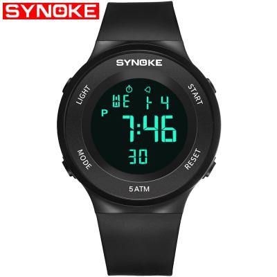 China Automatic Date SYNOKE WATCH 9199 Student Sports Electronic Watch LED Waterproof Simple Fashion Glow-in-the-Dark Men's Watch for sale