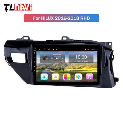 China Automotive 2G RAM 10 inch car dvd for Toyota Hilux 2016 2017-2018 RHD Multimedia Radio Stereo System Android 10 for sale