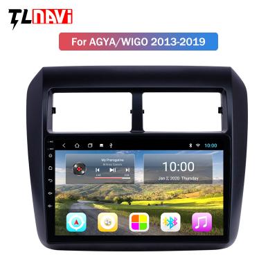 China Automotive 2G RAM 9 inch for Toyota AGYA/WIGO 2013 2014-2019 Android 10 Head Unit GPS Stereos with WIFI AUX. for sale