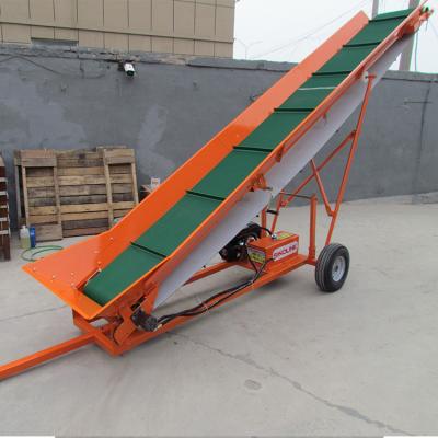 China Fire Resistant Conveyor Belt Atv Firewood Processor Conveyor For Sale.Hydraulic Log Firewood Belt Conveyor For Loading Wood for sale