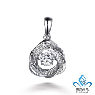 China Trendy Luxurious Fashion Costume Jewelry Designs 14K/18K Real Gold Diamond Pendant High Quality for sale