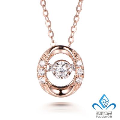 China Fashion Custom Tasty Jewelry Designs 14K/18K Real Gold Diamond Pendant Necklace High Quality for sale