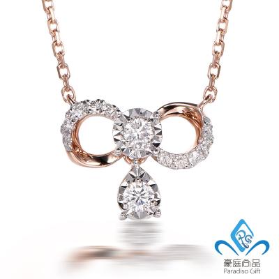 China TRENDY Fashion Daily Jewelry Designs 14K/18K Real Gold Diamond Necklace High Quality for sale