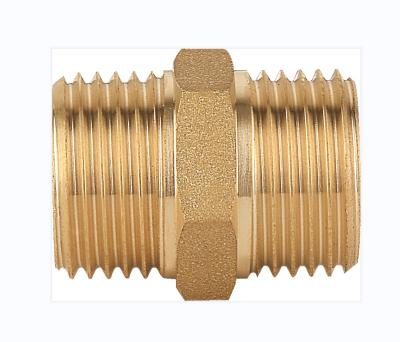 China Traditional Wholesale High Quality Brass Male Nipple Pipe Fitting Copper Nipple Fitting for sale