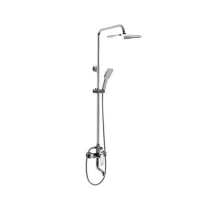 China With Slide Bar New Professional Manufacturer High End Listing Wall Shower Rainfall Shower Faucet Set Set for sale