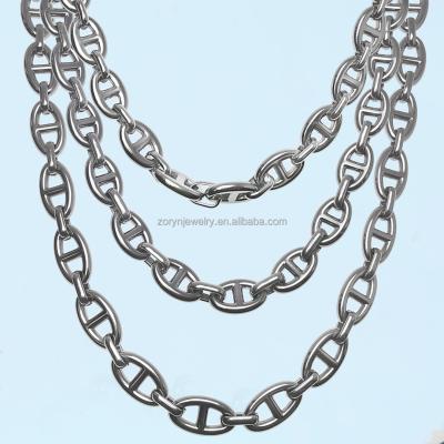 China Punk Cross Stainless Steel Cable Chain For Pendant Necklaces Charms Bracelets Chain Link Necklace Jewelry for sale