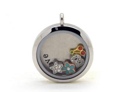 China Open Memory Stainless Steel Charm Pendant Necklace Photo Frame Pendant for sale