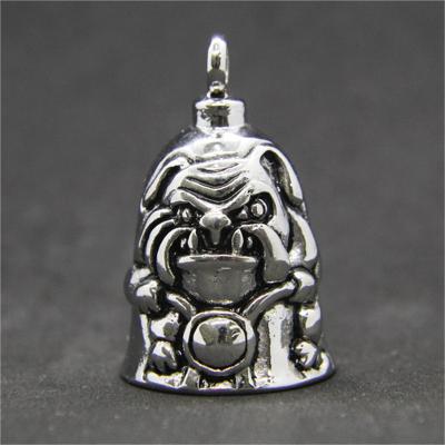 China Memory New Arrive Wholesale Animal Bell Pendant Biker Tiger Stainless Steel Vintage Pendants Necklace for sale