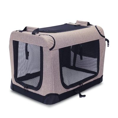 China 2022 Hot Viable Amazon Sales Pet Carrier Pet Bag Airline Approved Mesh Medal Travel Sling Bag Carrier For Pets Foldable for sale