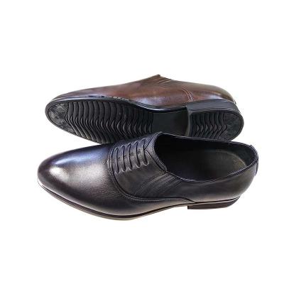 Cina Wholesale Handmade Custom Black Dress Mens Leather Shoes Business Waterproof in vendita