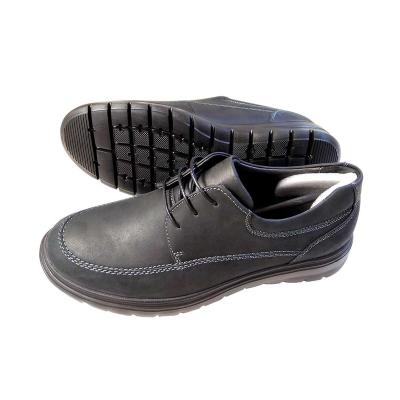 China Factory Wholesale Supply Waterproof Leather Blackshoes Anti-slippery Casual Executive For Office Shoes for sale