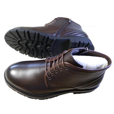 Cina Customized Waterproof Customized Stripe Men's Medium Business Casual Leather Shoes Men's Formal Leather Shoes in vendita