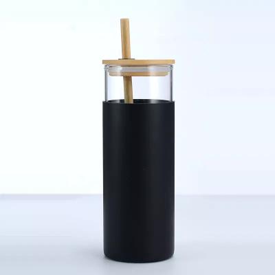 China Viable Glass Bottles Tumbler With Straw Manufacturer Low MOQ for sale