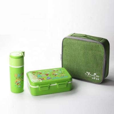 China Freshness Preservation School Lunch Box Storage Boxes And Bins Rectangle Modern Leakproof Product Plastic With Compartments for sale