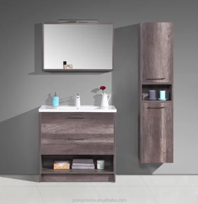 China Modern modern bathroom vanity with two drawers for sale